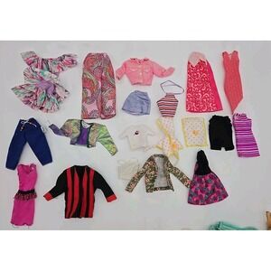 Lot Of Clothes Barbie Skipper Kelly & Others. Dresses Outfits Tops Pants Jackets